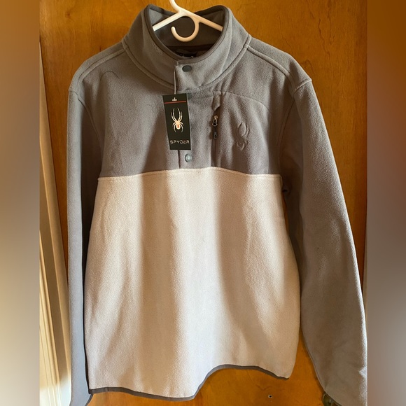 Spyder Men’s Pullover Fleece Sweatshirt - Picture 1 of 3